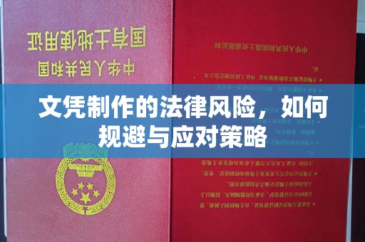 宁化文凭制作的法律风险，如何规避与应对策略